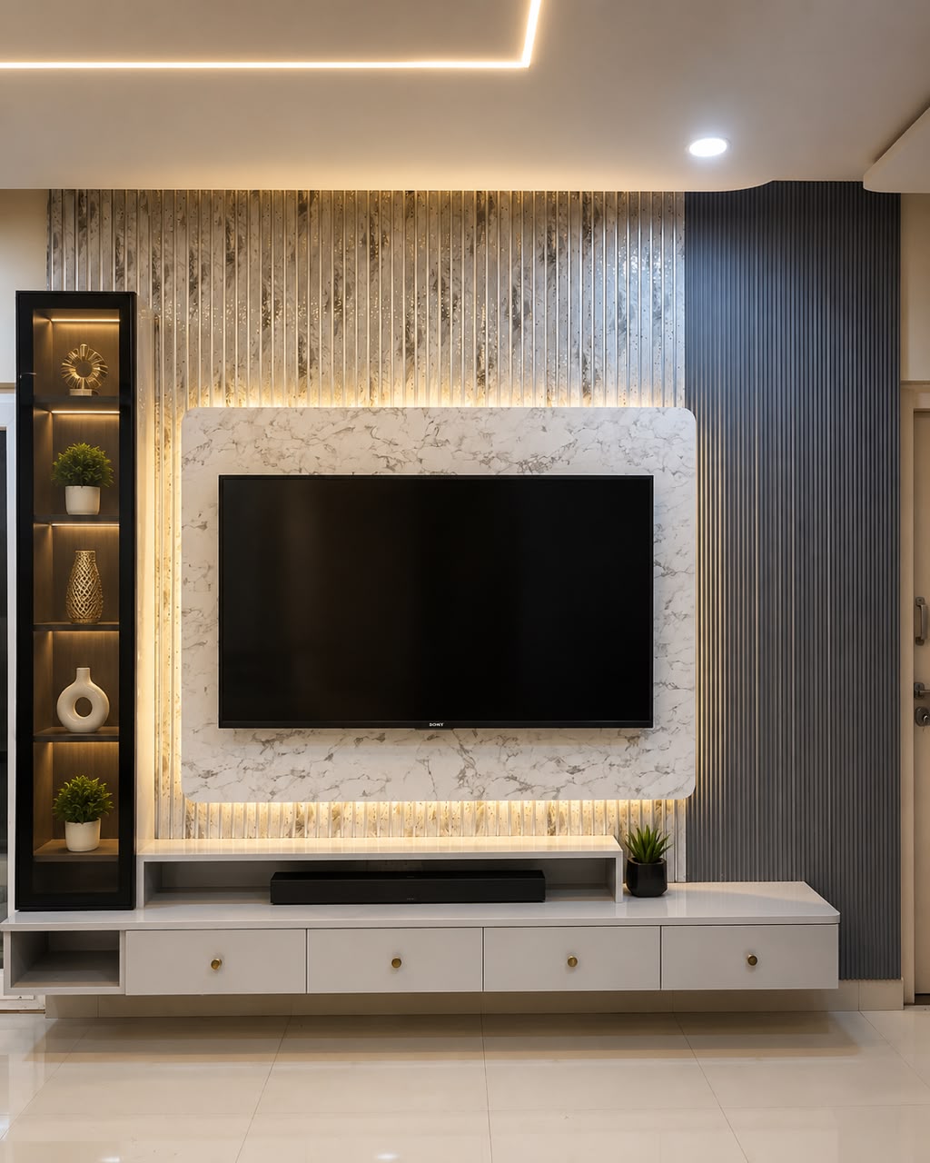Mr. Harsha's Apartment — Apartment interior design 1,200 Sq. Ft. · Bengaluru, Bangalore